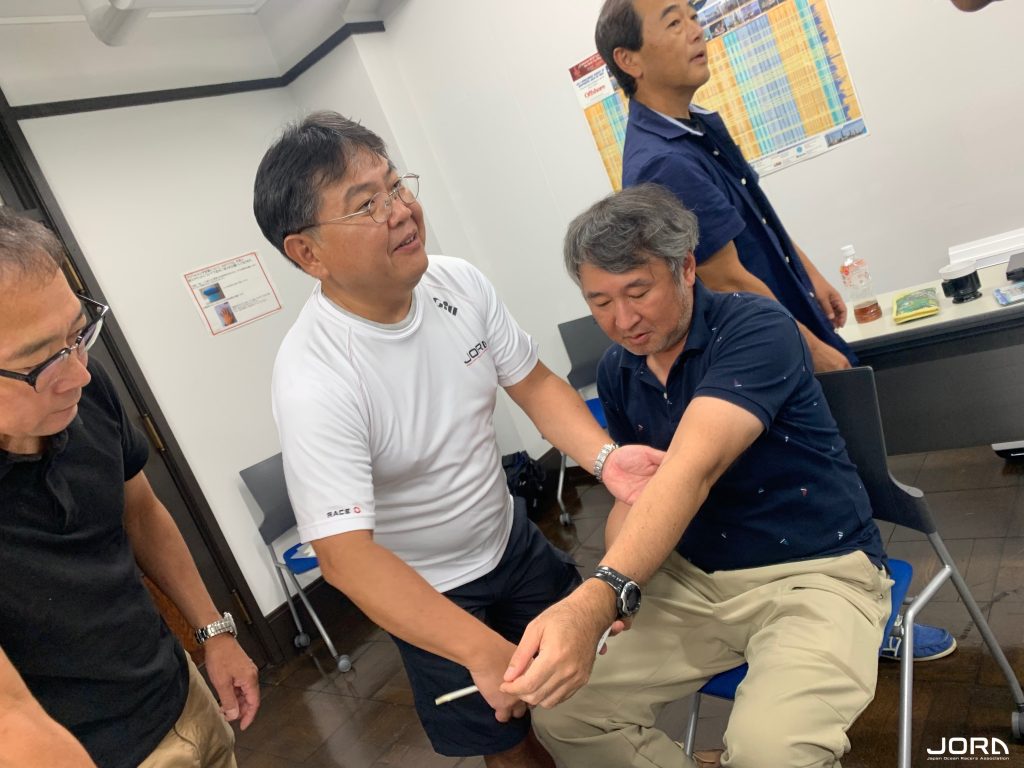 メディカル(ファーストエイド)・トレーニングを担当した森村氏