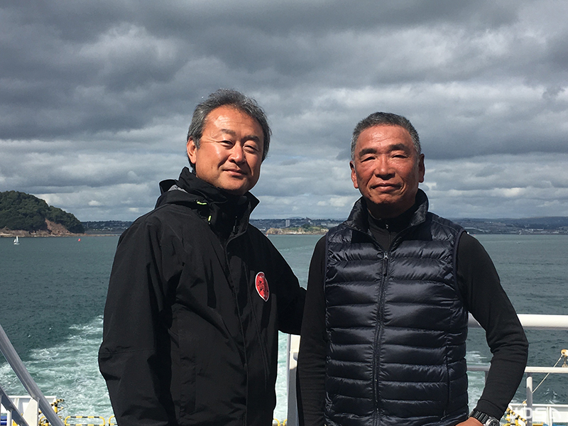 両代表(左 北田氏、右 児玉氏)