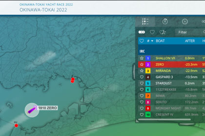 沖縄東海ヨットレース2022 Zeroのレポート